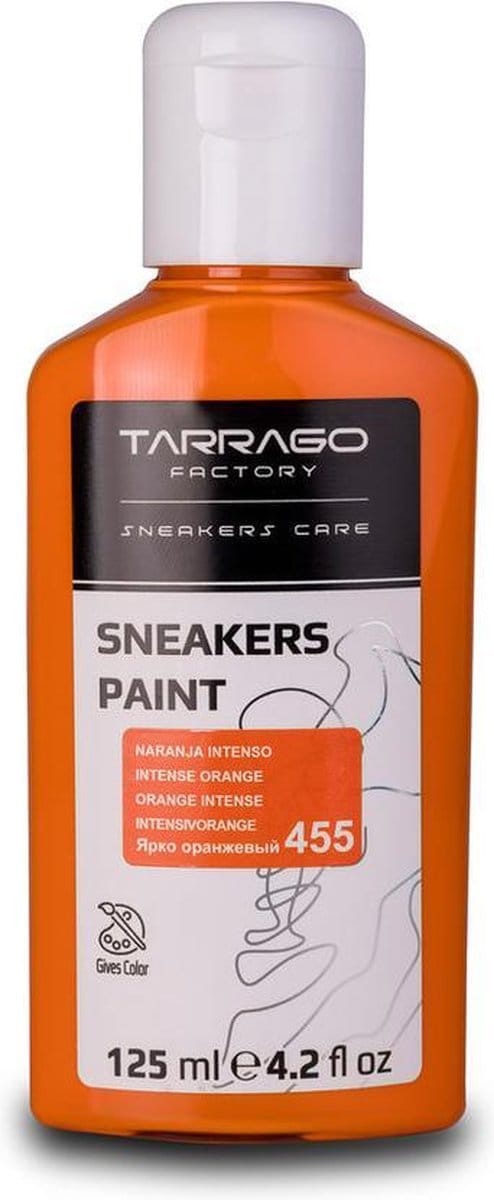 Tarrago sneakers paint - 455 - intense orange - 125ml