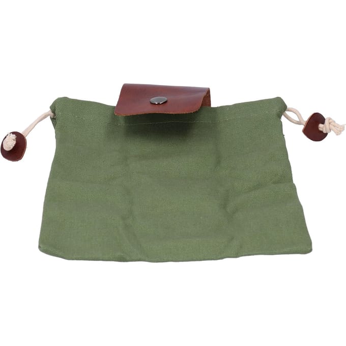 Buiten Foerageertas Draagbare Canvas Camping Riemtas Taille Hangende Gereedschapsopbergtas gray