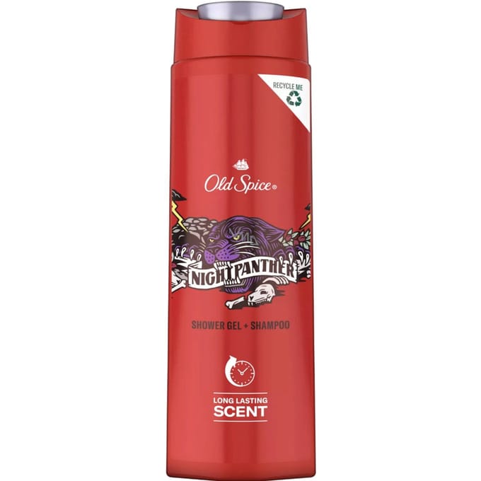 Old Spice Nightpanther douchegel / shampoo 400 ML