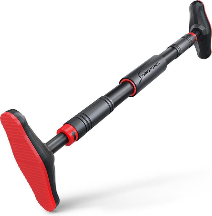 Sportstech - KS270 - optrekstang - antislip - 67-90 cm - deurkozijn