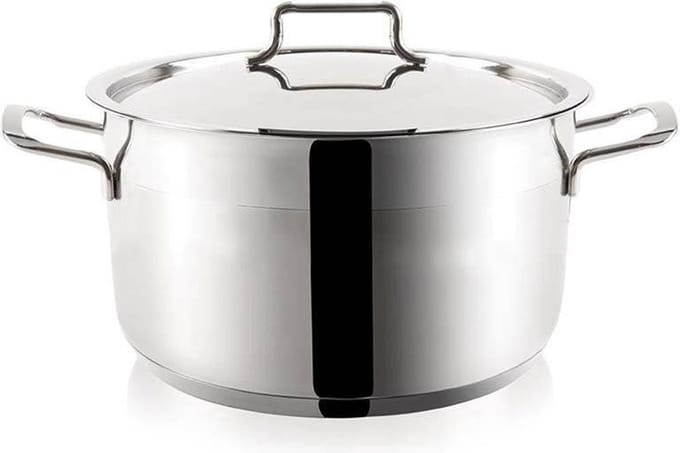 Kookpan Edelstaal met Deksel ANETT 28 cm, 7 l - Kookpot - Soeppan