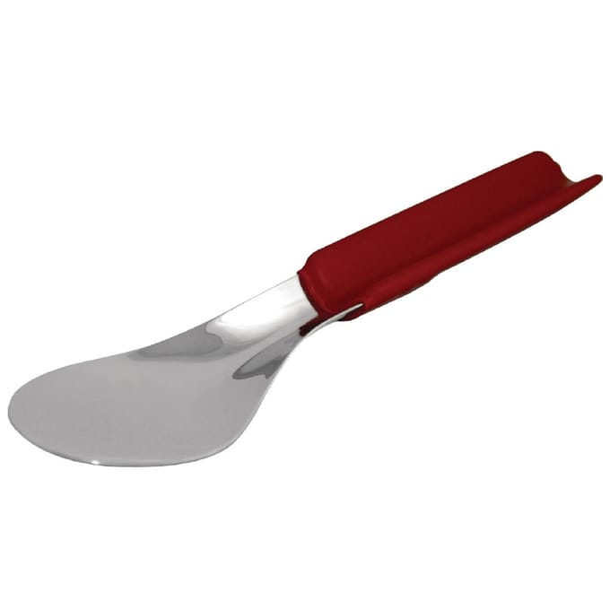 IJsschep - IJsschraper - IJsspatel - RVS - Vogue - Rood - Met comfortabele grip
