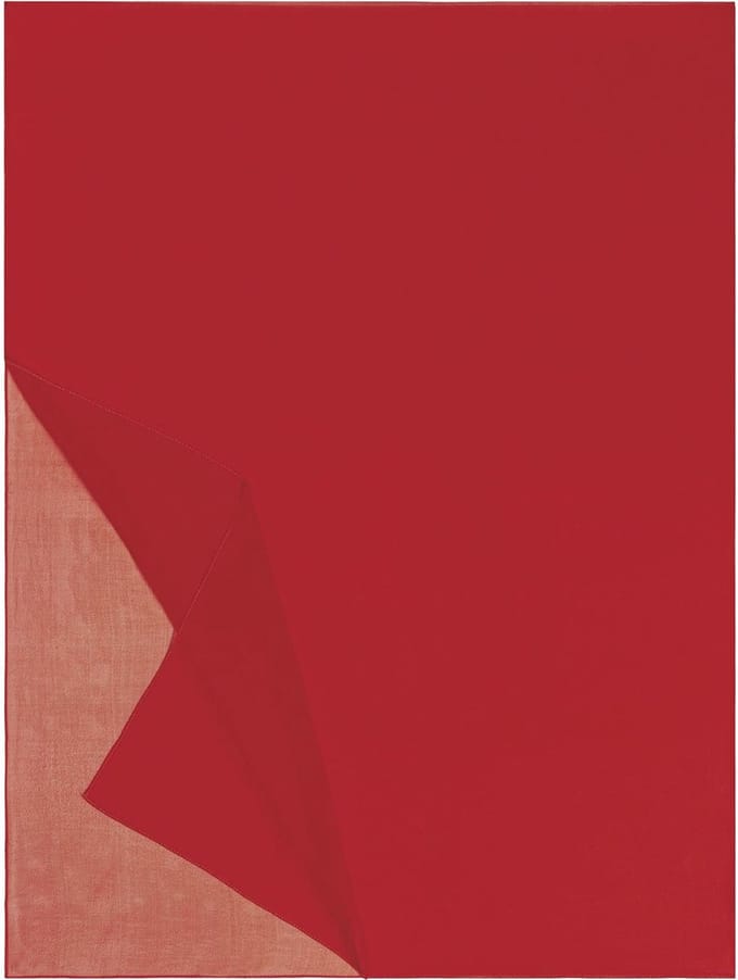 ROECKL Sjaal Classic Georgette Scarf Red Rood