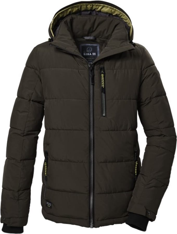 Giga by Killtec Winterjas Jas 41870 bruin/olive padded winterjas M