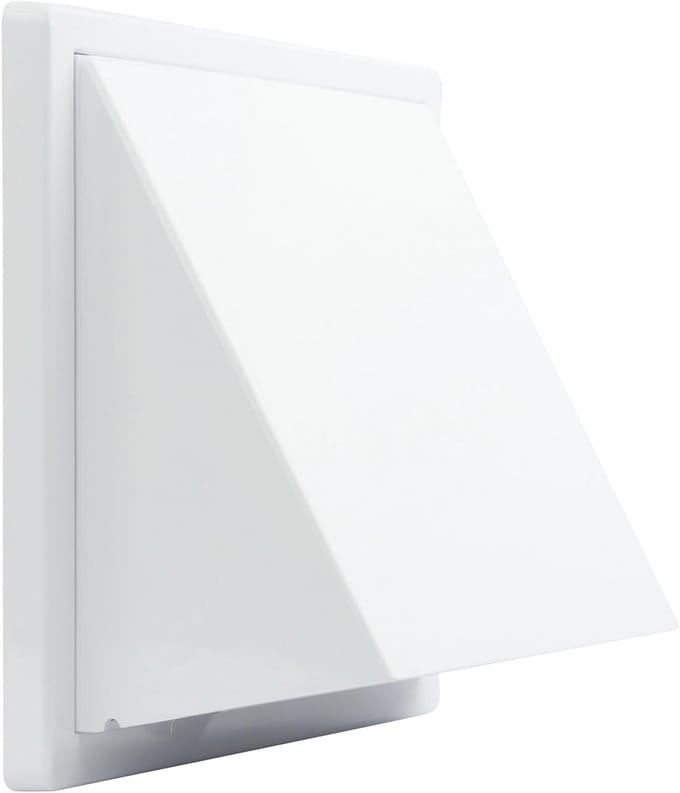 Kunststof ventilatierooster Ø 100 mm - Weerbestendig en UV-bestendig