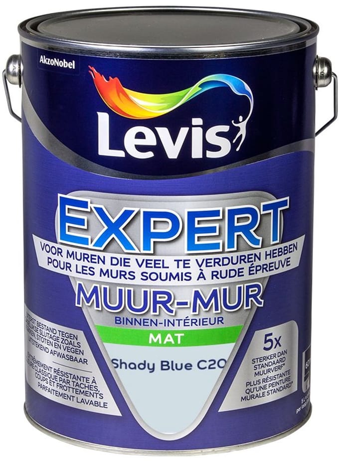 Levis - Expert Muur Binnen Mix - Shady Blue C20 - Mengverf - 5 L