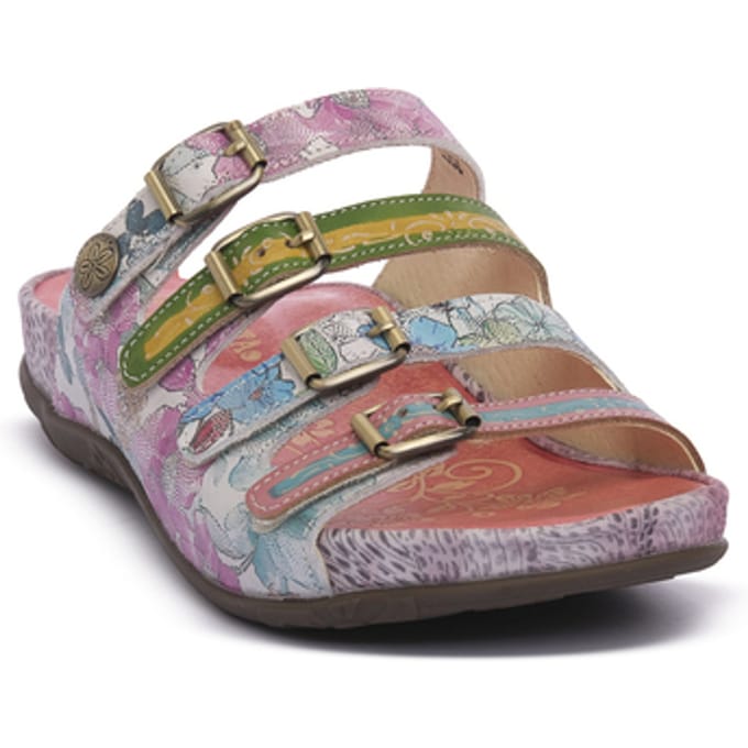 Sandalen met sleehak Laura Vita LILOO 05
