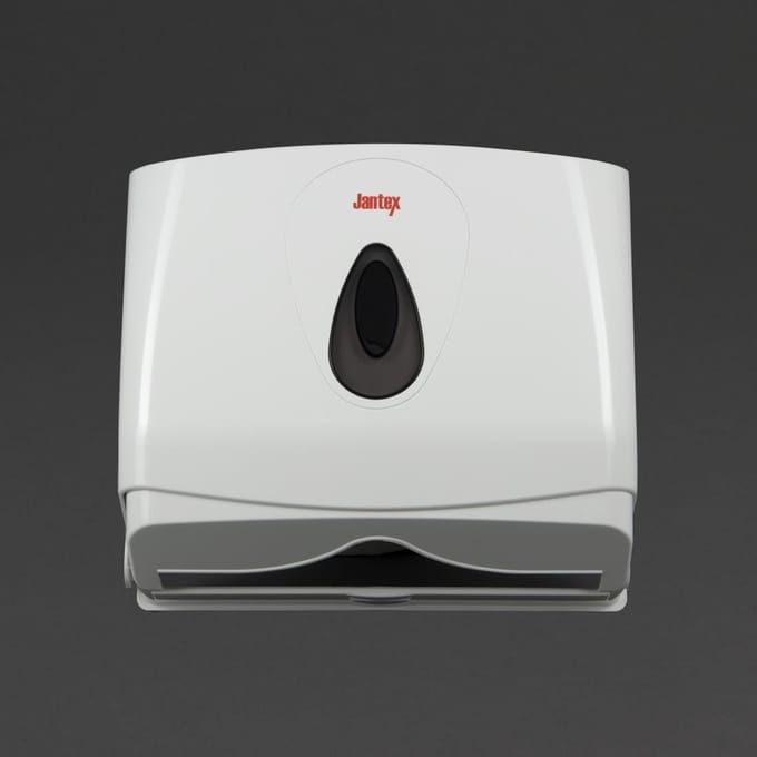 Jantex multi-fold handdoekdispenser wit
