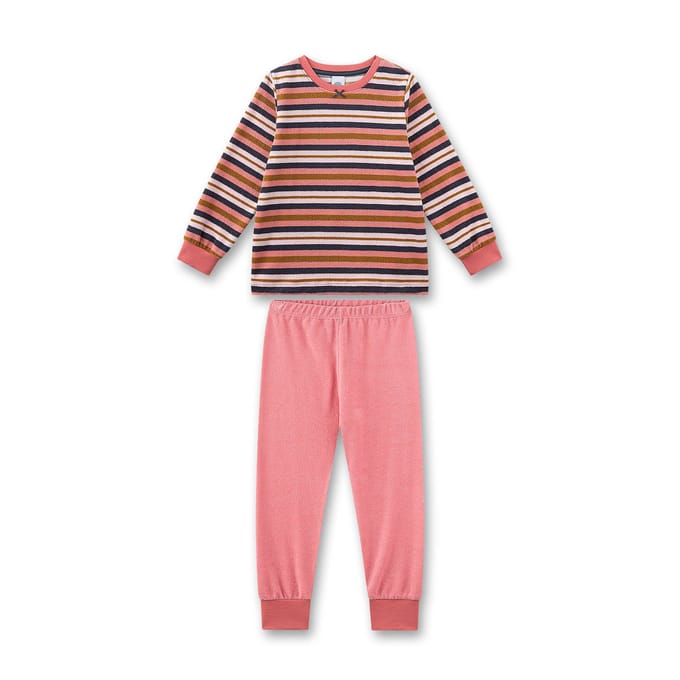 Sanetta Pyjama Pyjama Streifen lang Frottee Set van 1