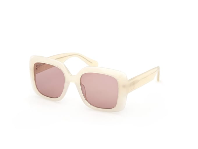 Max&co Mo0153 Dames Zonnebril Wit Bordeaux/CAT2 Vrouw
