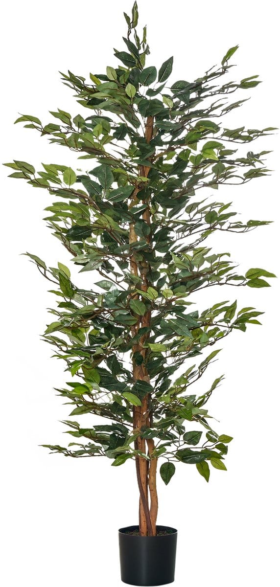 HOMCOM kunstplant - met plantenbak - Ø60 x 150H cm