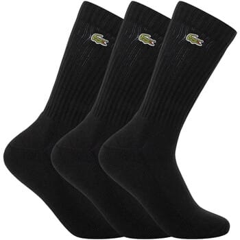 Socks Lacoste Sport 3 Pack High Cut Socks Black/Black/Black