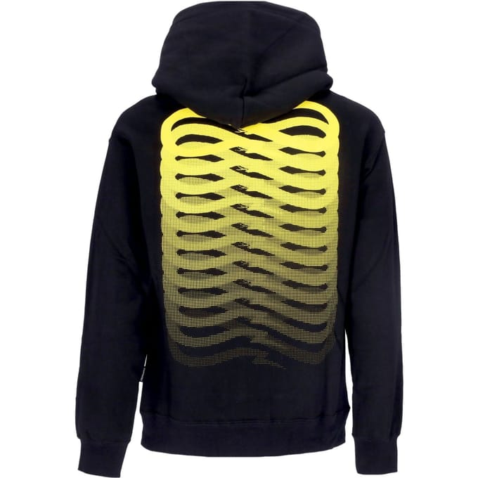 Herenribshoodie zwart