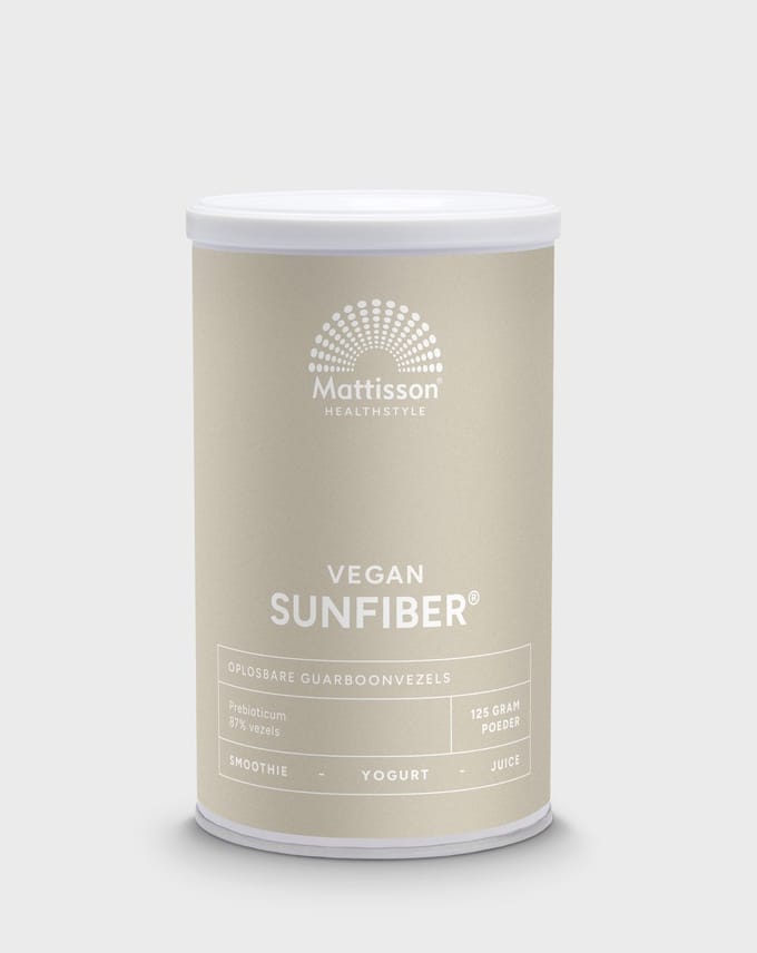 Mattisson - Vegan Sunfiber® - Prebiotische vezels - 125 gram
