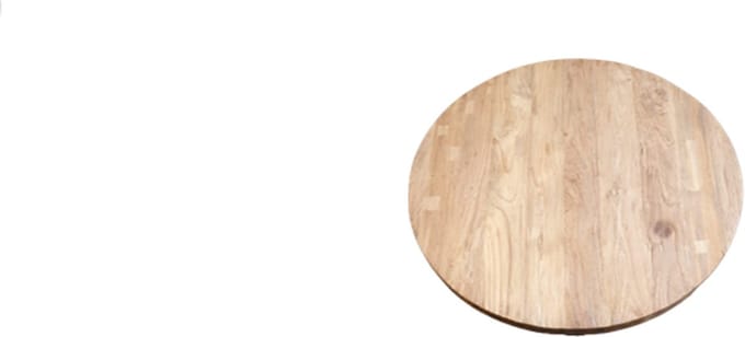Teak Tafelblad Rond 130 cm