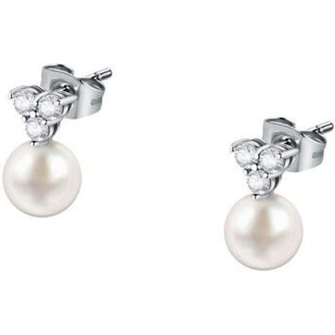 Boucles d'oreilles argentées Morellato Perla SAER52 pour femme white