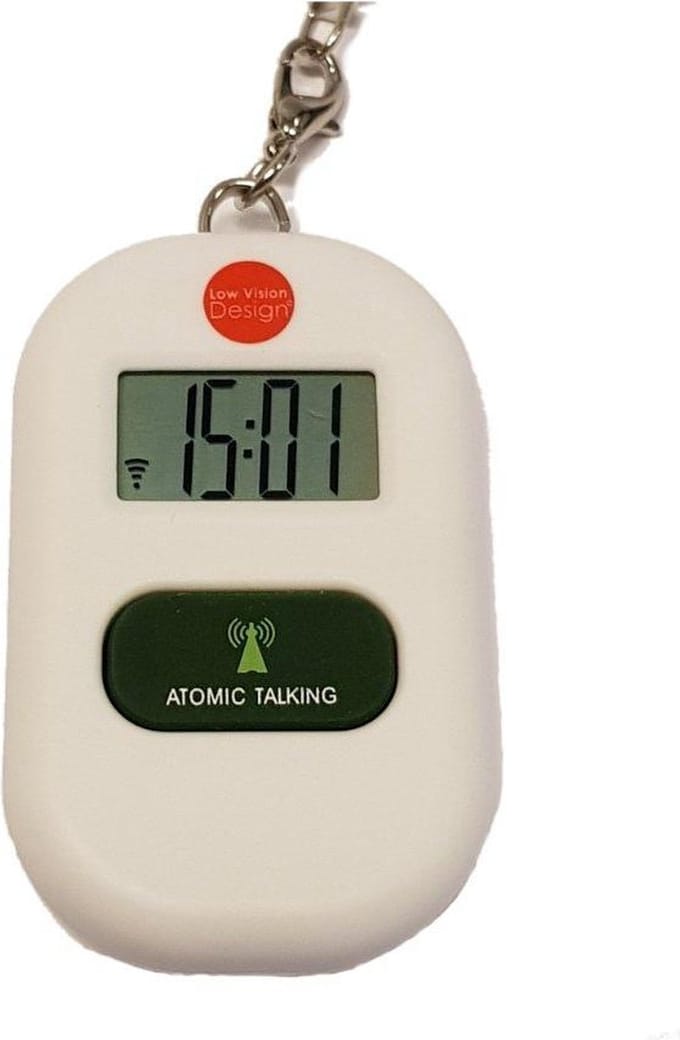 Low Vision Design - Nederlandssprekende sleutelhanger – atomic