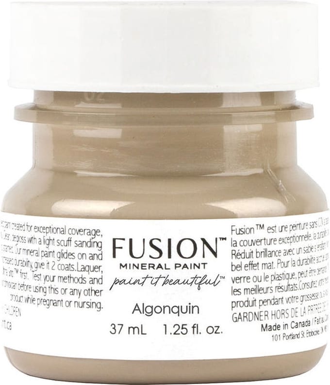 Fusion Mineral paint - Meubelverf - Grijs - krijtverf - Algonquin - 37 ml