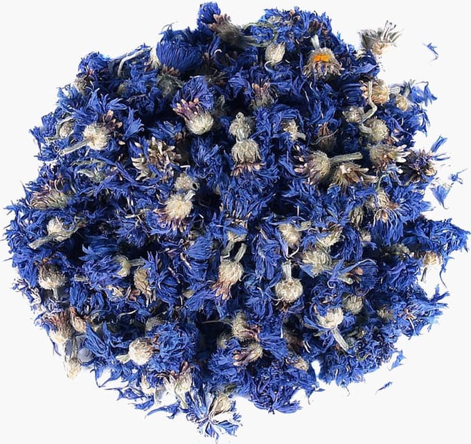 Korenbloem Bloesems Blauw Heel - 50 gr