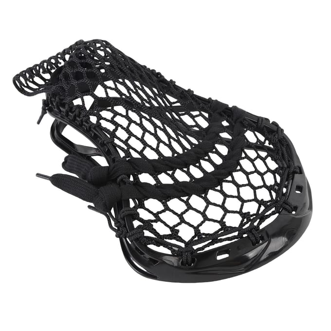 Lacrosse Stick Head Trainingsuitrusting Nylon Bespannen Lacrosse Head Vervanging voor Competitie black