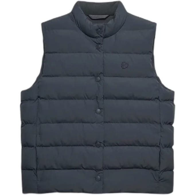 Superdry - Gewatteerd Gilet met Drukknopen Slanke Pasvorm - Dames - Gilets