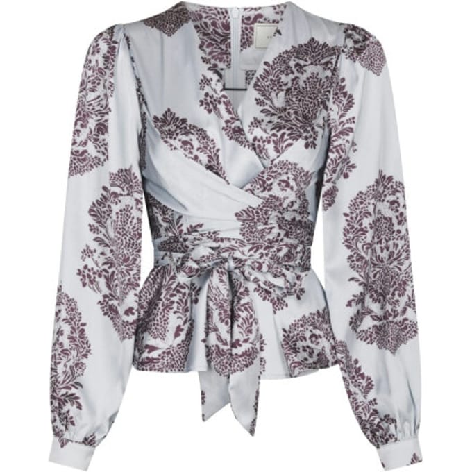 Neo Noir rista deco drop blouse 169965 145 light blue
