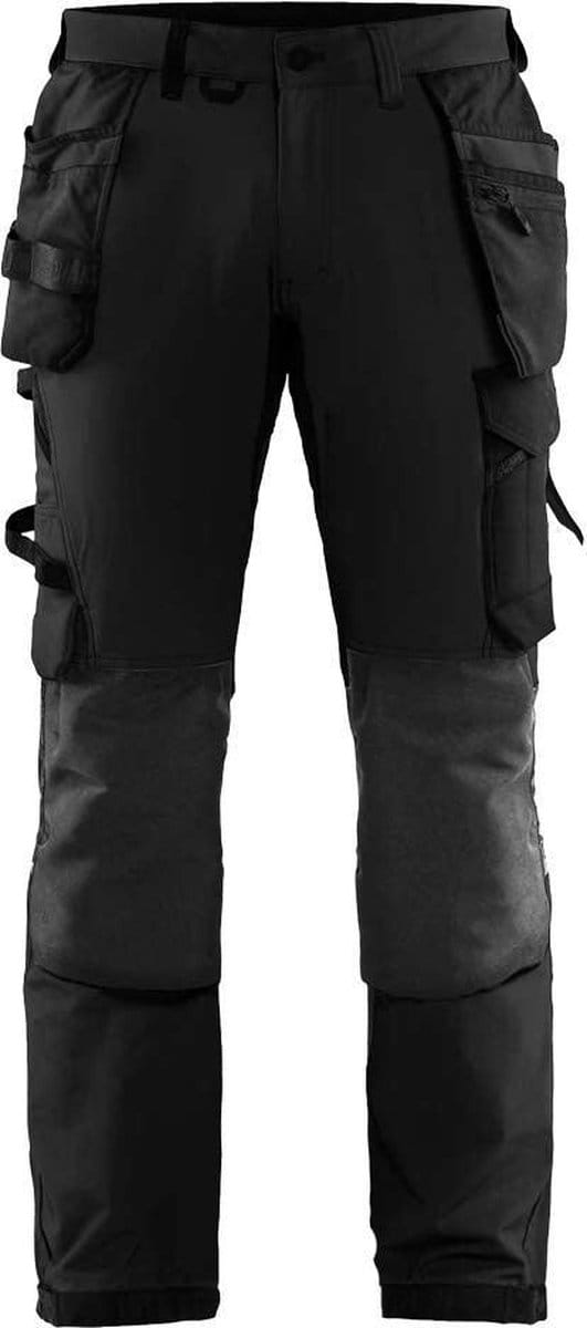 Blaklader Werkbroek met 4-weg stretch 1522-1645 - Medium Grijs/Zwart - C150