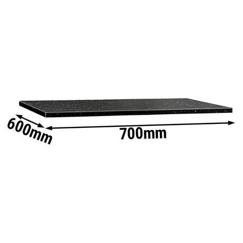 GGM Gastro Granitarbeitsplatte - 700x600mm - Star Galaxy