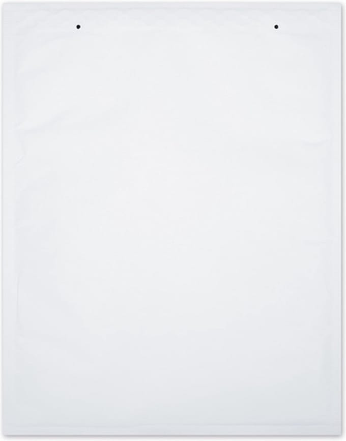 Raadhuis luchtkussenenvelop H18 - 290x370mm - met plakstrip - wit - 100 stuks