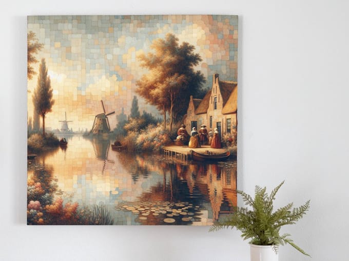 Kunstprint | Wanddecoratie | Canvas | 100 × 100 cm