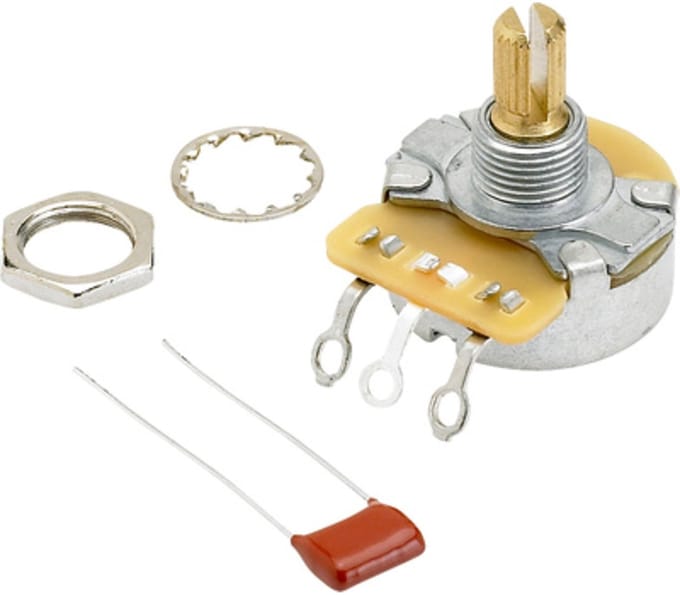 Fender Poti 250 Kohm Split Shaft - Potentiometer voor gitaar