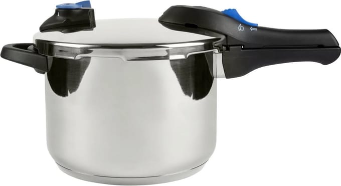 ERNESTO | RVS snelkookpan 22 cm - alle soorten kookplaten - 6 L