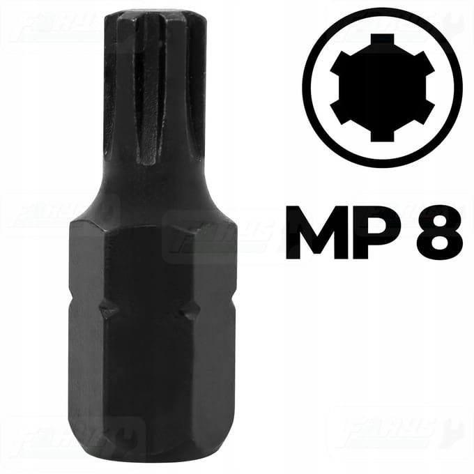 RIBE Bit MP8 30mm S2 Staal