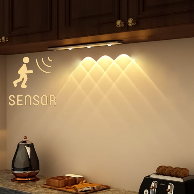 Proventa LED kastverlichting 35 cm met bewegingssensor - voor keuken & kast - Zelfklevend - Keukenkastverlichting