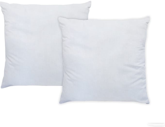 Vente-unique Set van 2 hoofdkussens 60 x 60 cm van DREAMEA - 600 gr - MARIN