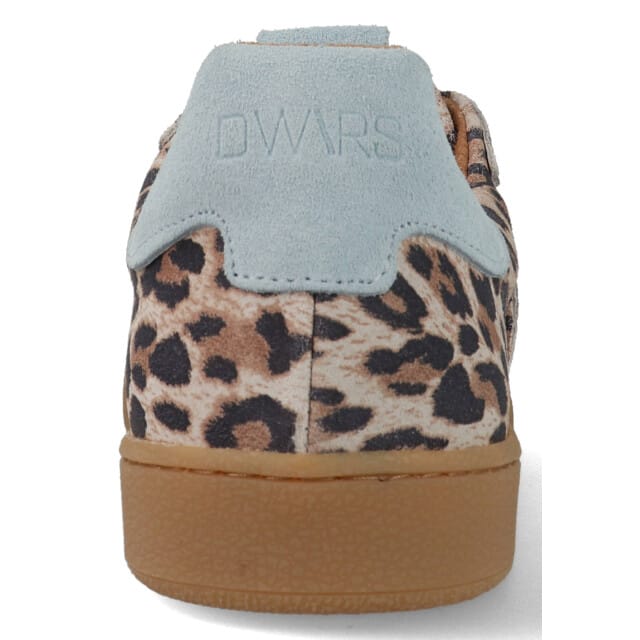 DWRS Label Poona leopard b11456-54-8368 beige / lichtblauw