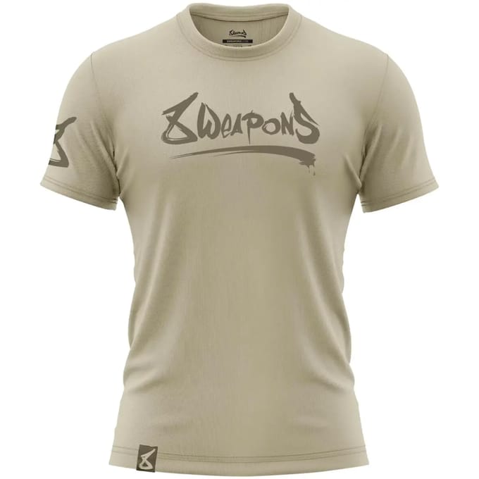 8 WEAPONS Muay Thai T-Shirt Unlimited Sand - XXL