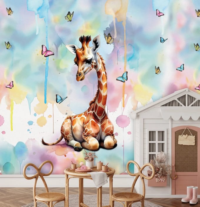 Sam & Luca - Rainbow Giraffe
