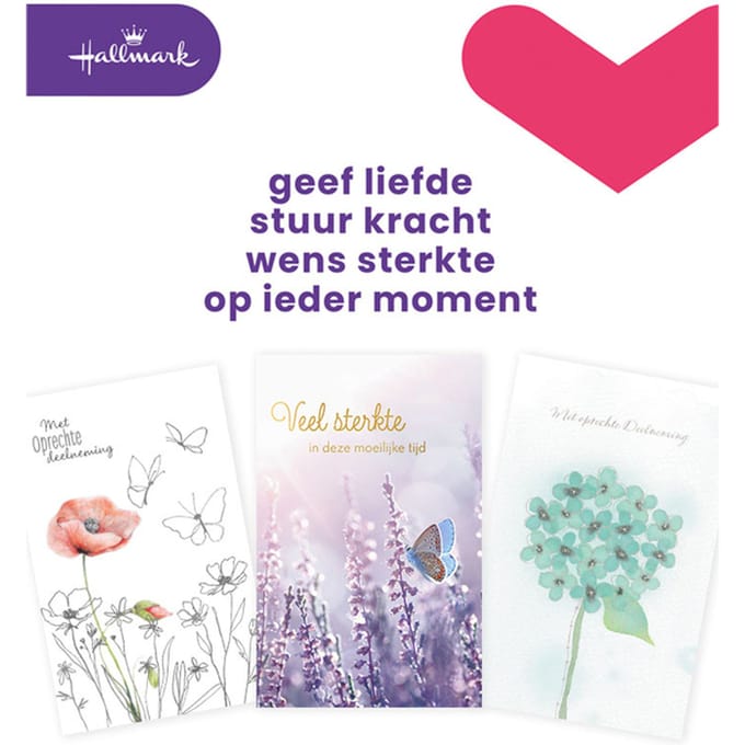 Wenskaart Hallmark Business Box condoleance navulset à 10 stuks