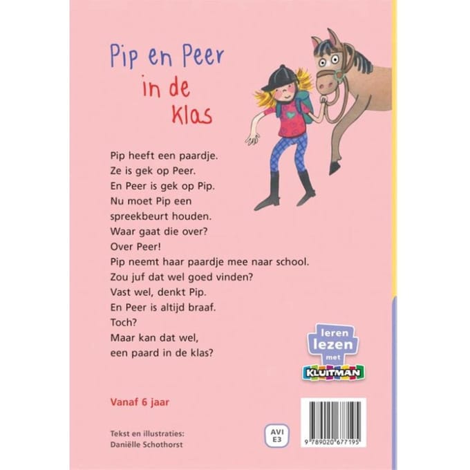 Pip En Peer In De Klas - Leren Lezen Met Kluitman - Daniëlle Schothorst