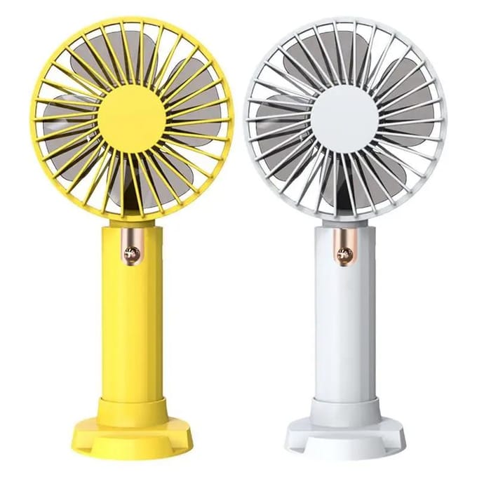 Draagbare Mini Ventilator 3 Snelheden Oplaadbare Handheld Bureau Koelventilator Elektrische Ventilator Perfecte Reis Camping Draagbare Ventilator Voor kamperen