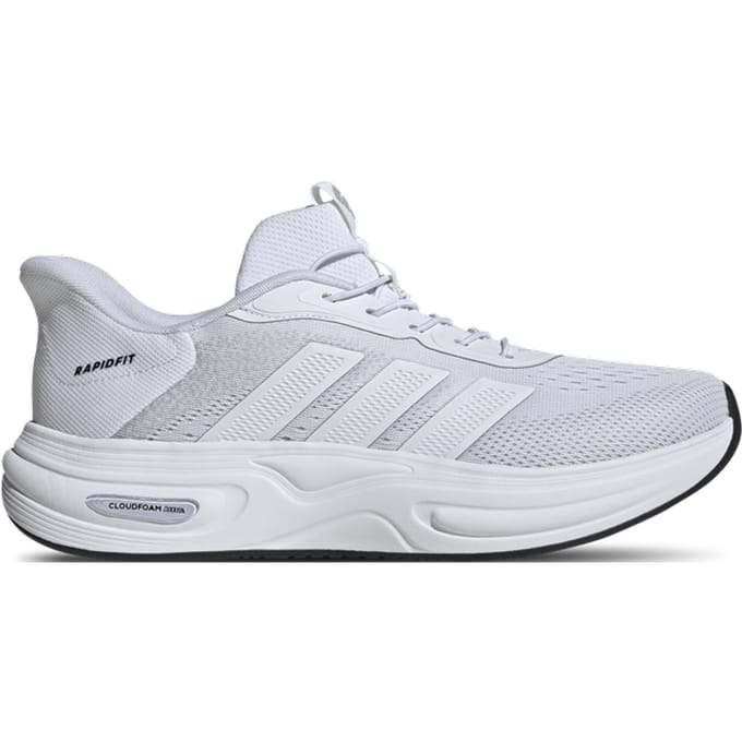 Adidas Cloudfoam Cuxxion Rapidfit Sneakers Heren - Wit - Maat 42 - Mesh/Synthetisch