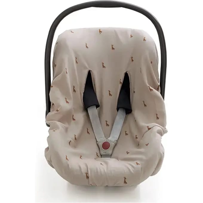 Autostoelhoes voor baby Gloop! Safari 100x75 cm