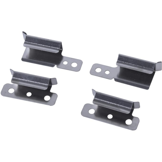 4 stuks Bedklemmen Klemmen Compatibel met Ender 3 Pro Ender 3 V2 Ender 3S Ender 5 Pro CR-20 PRO 3D 0 zilver