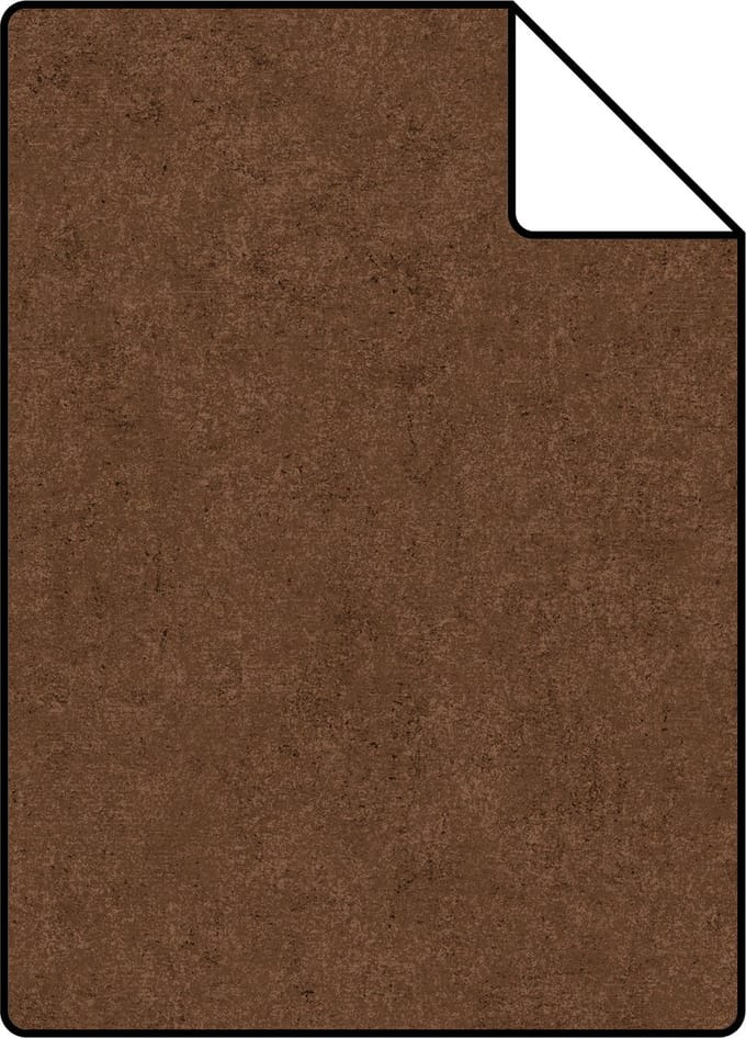 Proefstaal ESTAhome behang betonlook roest bruin - 26.5 x 21 cm - 138238-S