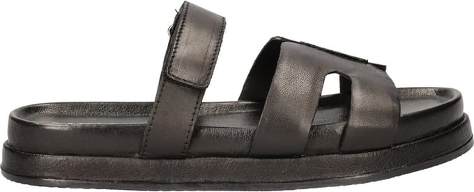Nelson dames slipper - Zwart - Maat 39