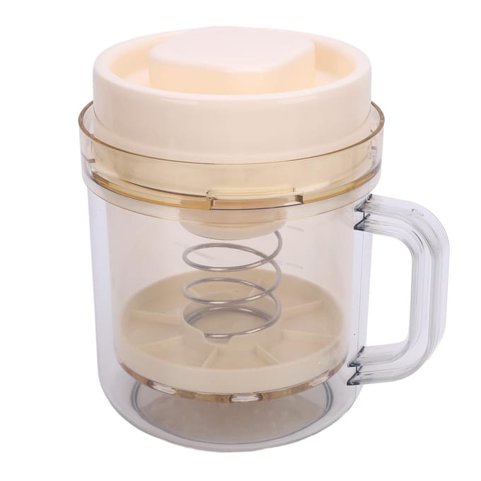 Yoghurtmakerfilter met fijnmazig robuust ABS yoghurtfilter zeef met deksel voor thuis L(for 6.5-9kg) white