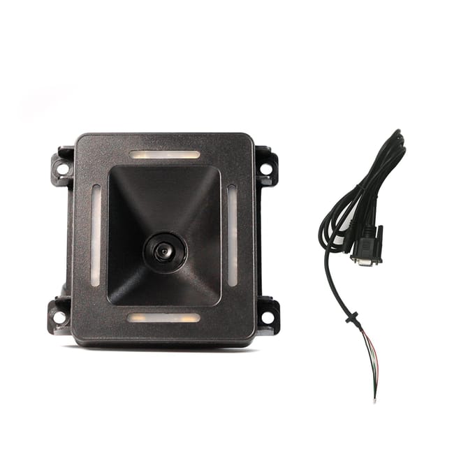 Ingebouwde 1D 2D Barcode Scanner QR Barcode Lezer Module Scanner RS232 Poortverbinding Auto RS485 Port gray
