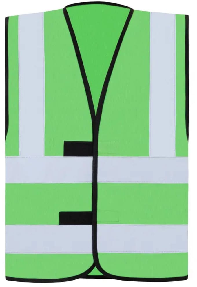 Groen veiligheidshesje XL | Vier reflectors | ISO 20471 | KXVR