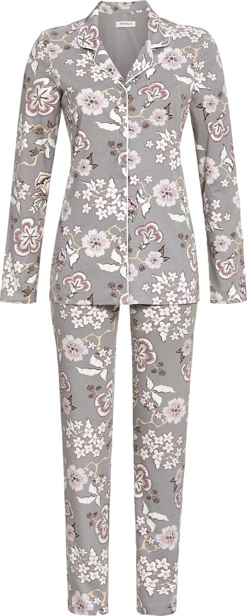 Ringella – Winterflowers – Pyjama - 3511230 - Pepper - 42